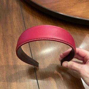 Coach Leather Headband nwot